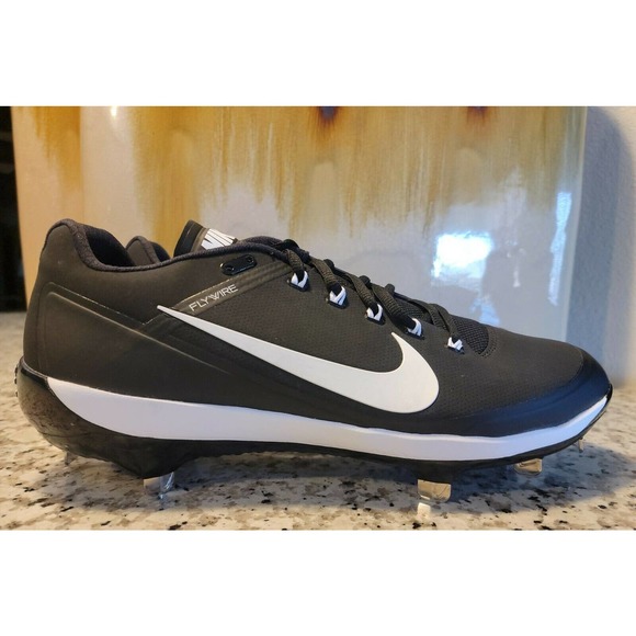 Nike Mens Air Clipper Flywire Metal Baseball Cleats Black 880261-010 Size 12